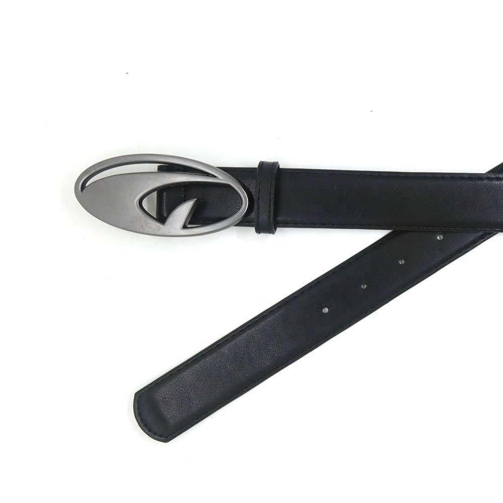 Wholesale Women's Fashion Vintage D Buckle Belts Different Geometric Pin Buckle Waistband pu leather 1:1 brand Belts