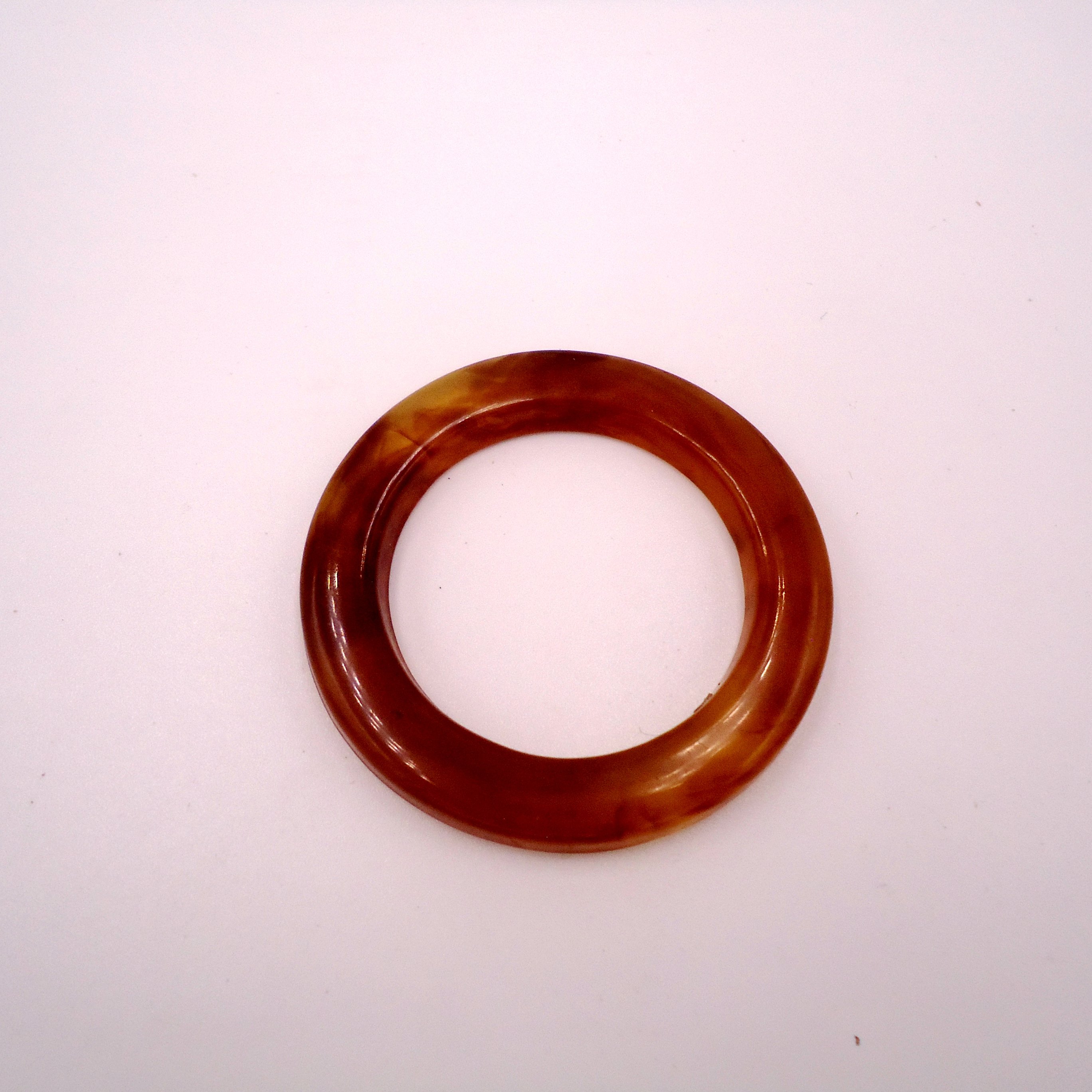 round resin plastic o ring buckle with horn colors