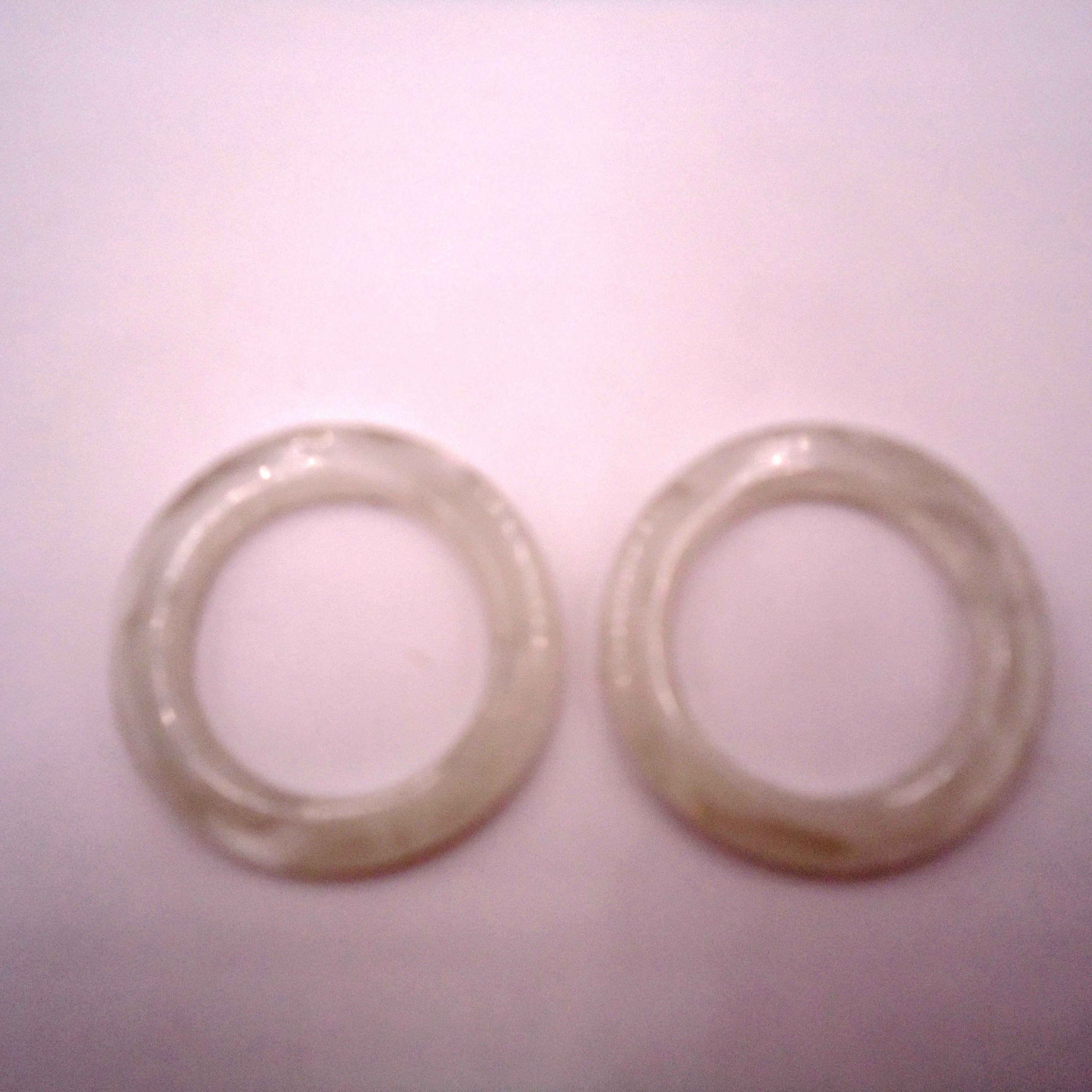round resin plastic o ring buckle with horn colors