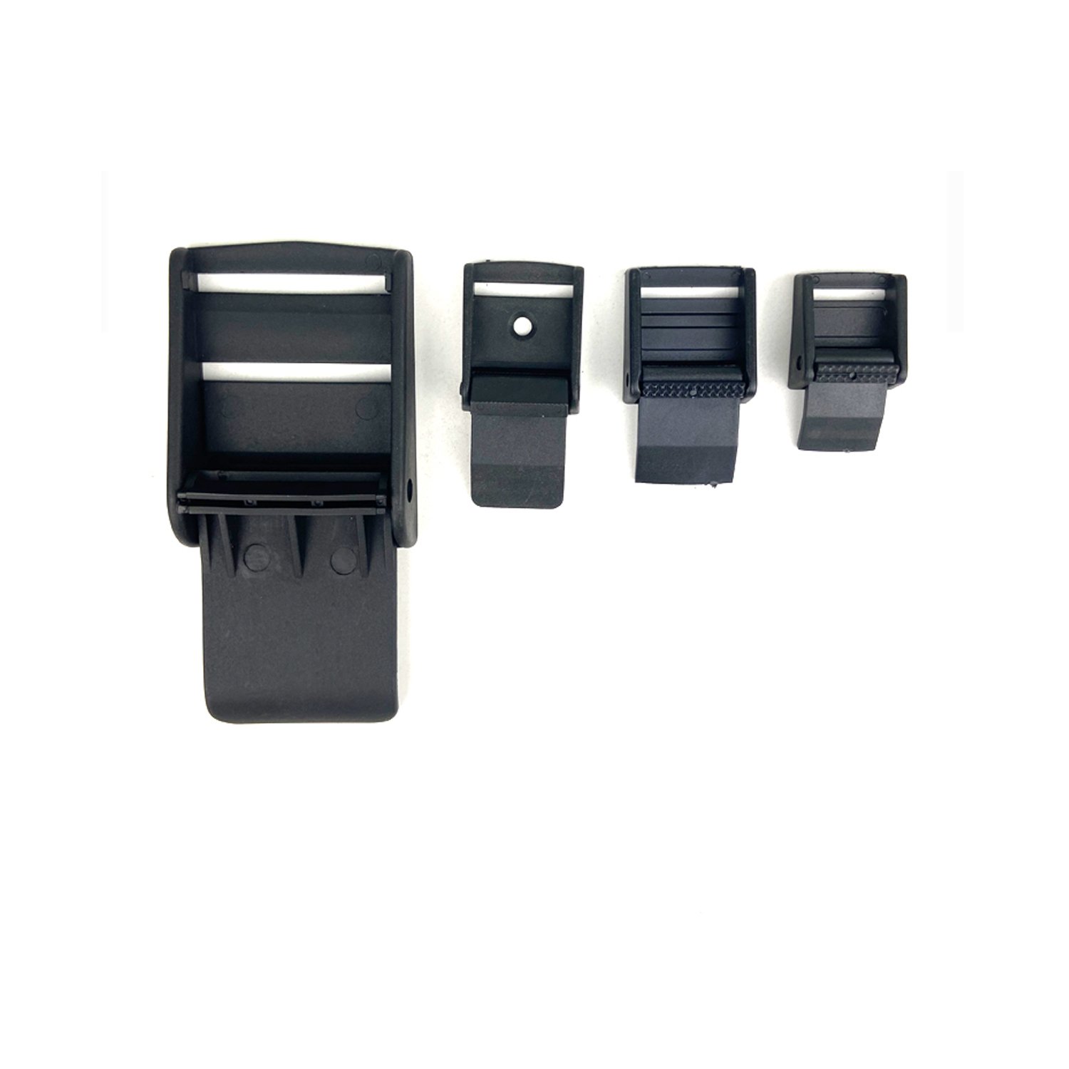 20mm 25mm 38mm 51mm multisize high quality black or custom logo plastic cam lock buckle for belt