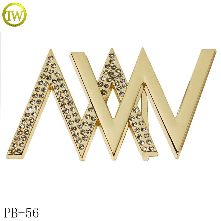 Die casting men belt accessory customized embossed letter matte gold metal tactical strap buckle parts