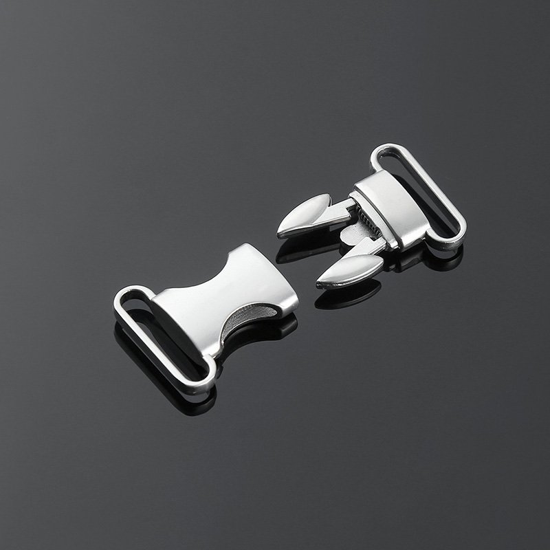 Q030-20 Custom 38mm Metal Side Release Buckles Wholesale Heavy Duty Zinc Alloy Metal Belt Buckles For Bags