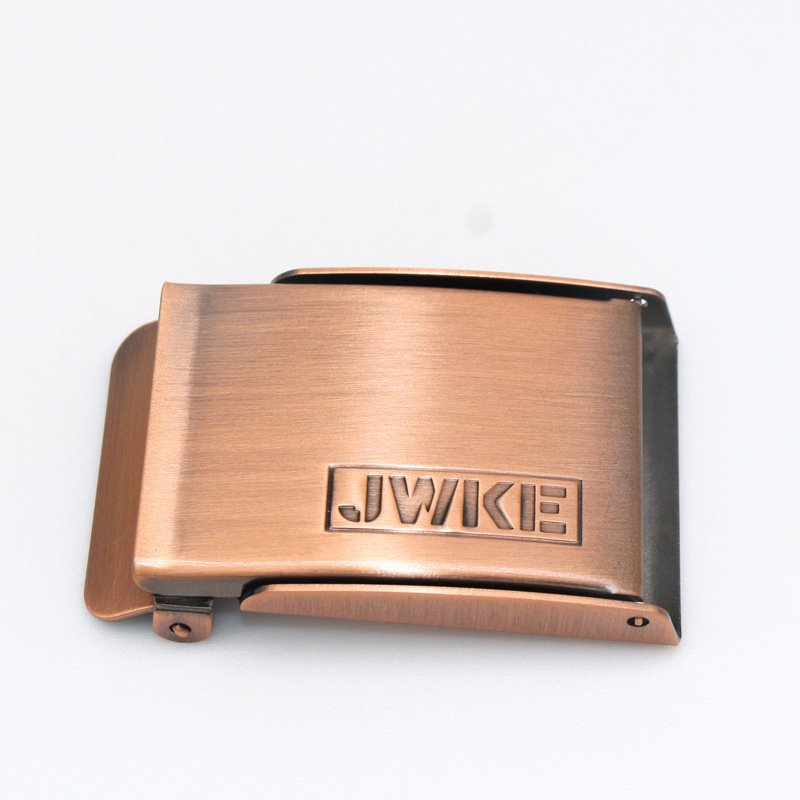 Custom Logo Replacement Metal Buckle Flip Top Buckle Durable Iron Tactical Belt Buckle