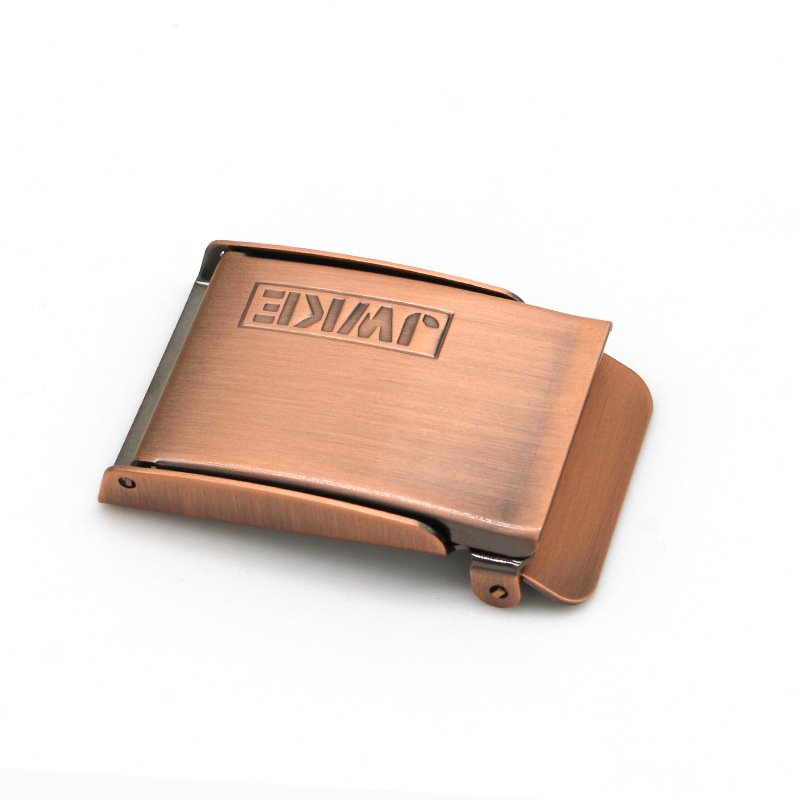 Custom Logo Replacement Metal Buckle Flip Top Buckle Durable Iron Tactical Belt Buckle