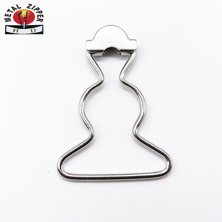 Meta Hoist Buckle for Jean Pants Suspender Strap-and-buckle Garment Accessories Brass Metal Support for Belts Customized Color