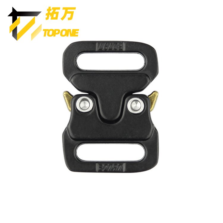 16mm Fashion Garments Accessories High Strength Tactical Buckle Zinc Alloy Buckle for Bags