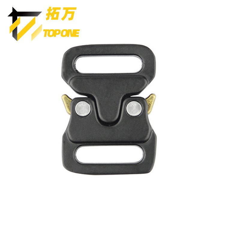 16mm Fashion Garments Accessories High Strength Tactical Buckle Zinc Alloy Buckle for Bags
