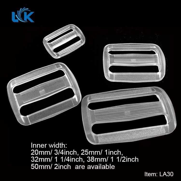 50mm Clear Transparent Plastic Side Release Buckle Trigide Buckles 2 Inch