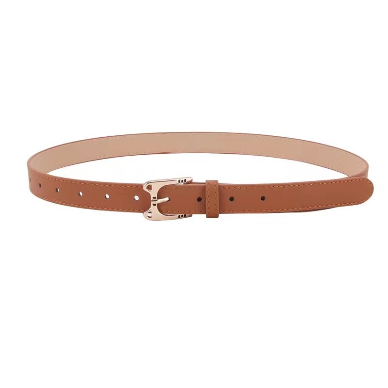 Ladies Belt Fashion Cute Meow Head Alloy Buckle Decorative Women's Jeans Pants Belt Women's Belt
