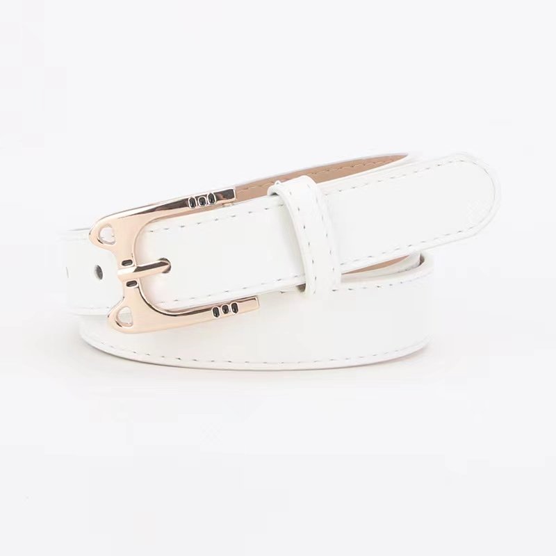Ladies Belt Fashion Cute Meow Head Alloy Buckle Decorative Women's Jeans Pants Belt Women's Belt