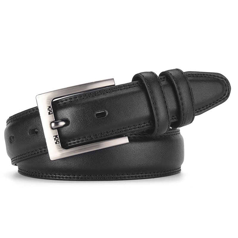 Custom Wholesale Personalized Men alloy buckle belt Men business Leather Belt