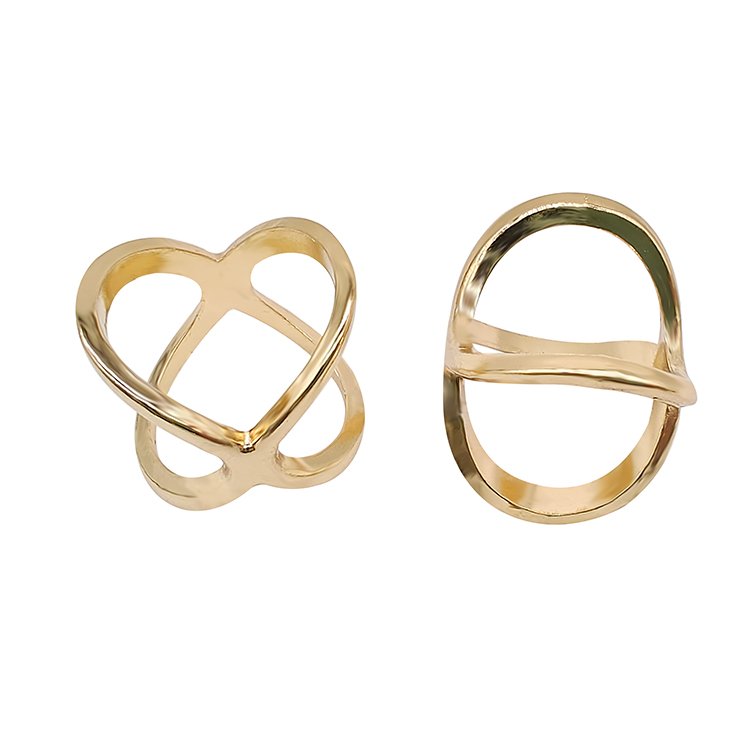 OEM ODM Hot Selling Designer Clothes Accessories Jewelry Zinc Alloy Snap Buckles Silk Scarf Ring Metal Clips Buckle For Women