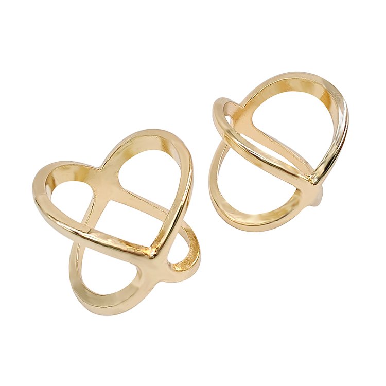 OEM ODM Hot Selling Designer Clothes Accessories Jewelry Zinc Alloy Snap Buckles Silk Scarf Ring Metal Clips Buckle For Women