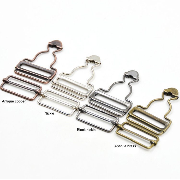 Factory supply High Quality Suspender Metal Buckles Jeans button For Garment Jeans