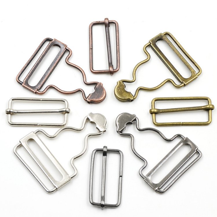 Factory supply High Quality Suspender Metal Buckles Jeans button For Garment Jeans