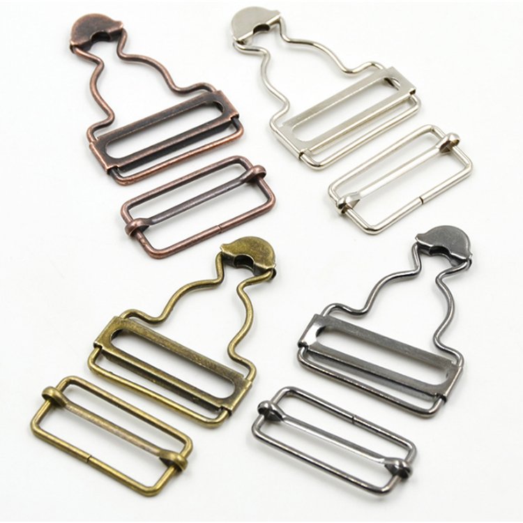 Factory supply High Quality Suspender Metal Buckles Jeans button For Garment Jeans