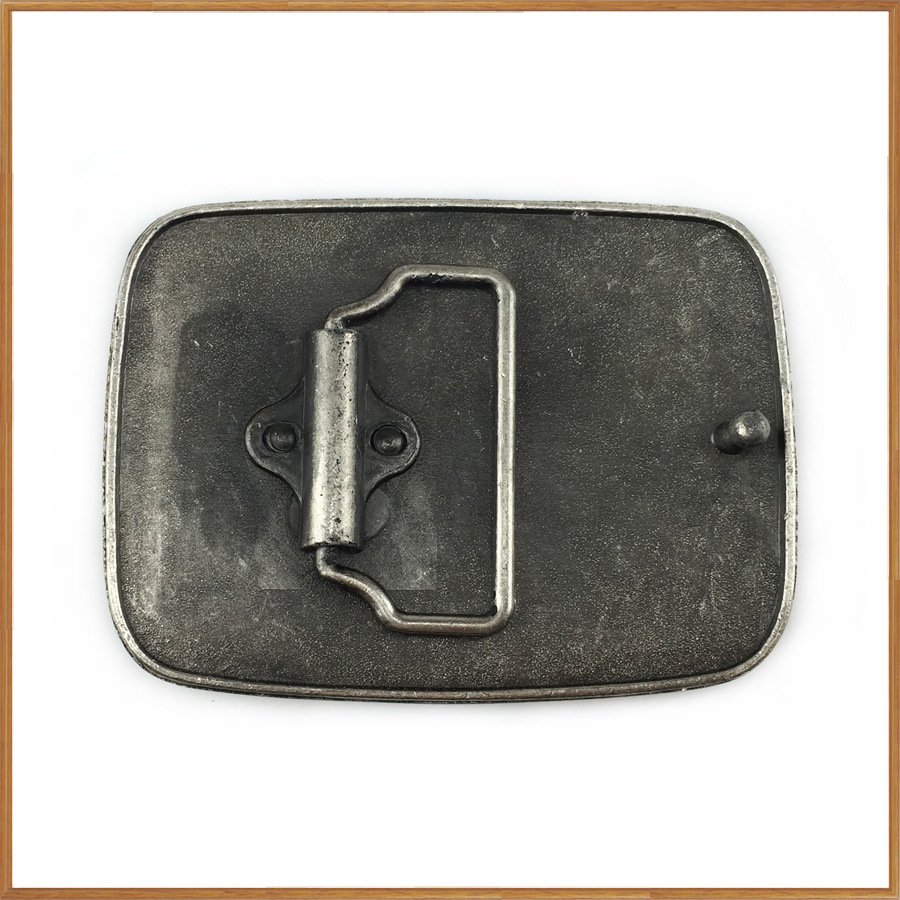 Vintage Hip Hop Retro Zinc Alloy Plate Buckle Western Cowboy Belt Buckle Custom Engraved Belt Buckle for Workers