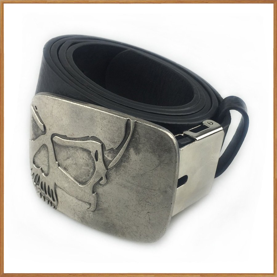 Vintage Hip Hop Retro Zinc Alloy Plate Buckle Western Cowboy Belt Buckle Custom Engraved Belt Buckle for Workers