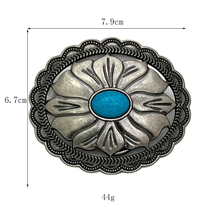 Wholesale Onyx Stone Men Belt Buckles Various Styles Cowboy Conchos Buckles for Belts