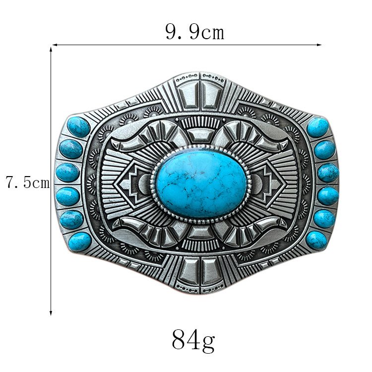 Wholesale Onyx Stone Men Belt Buckles Various Styles Cowboy Conchos Buckles for Belts