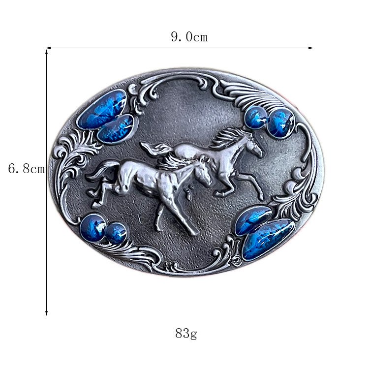Wholesale Onyx Stone Men Belt Buckles Various Styles Cowboy Conchos Buckles for Belts