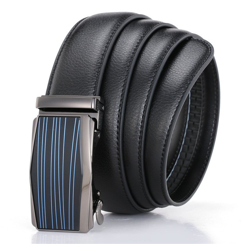 FM brand's latest men's automatic buckle leather business belt mens belts genuine leather luxury mens luxury belts