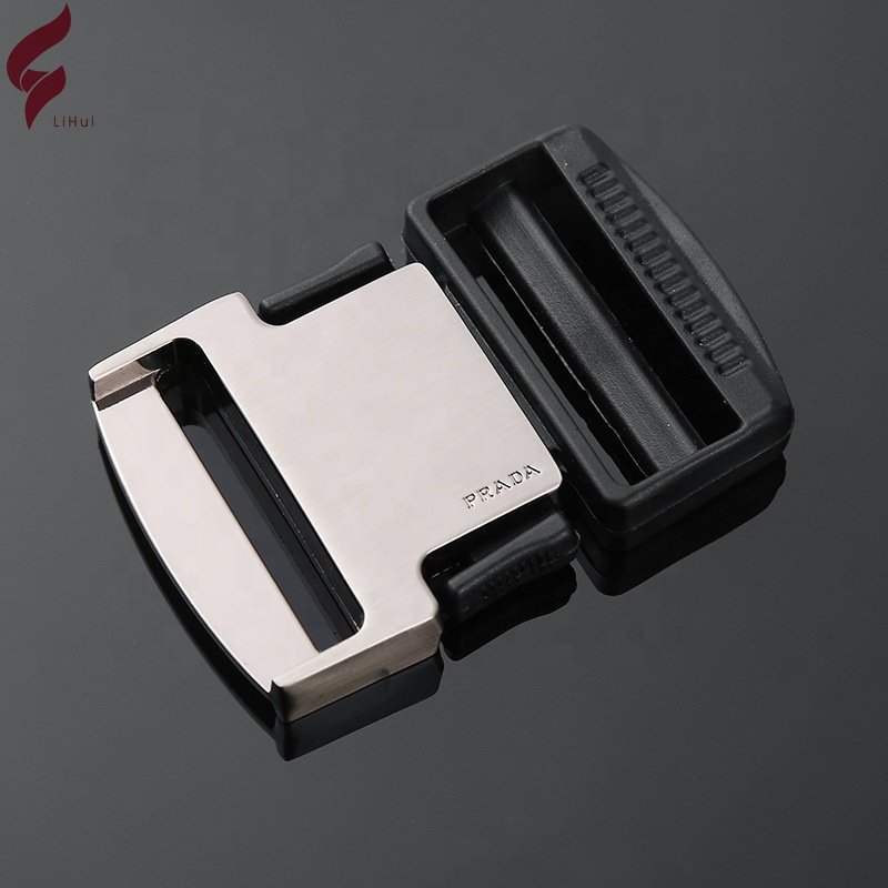 Lihui Designer Wide Belt Buckle Quick Release Metal Buckle All Metal Safety Belt Buckle For Shoulder Strap Backpack