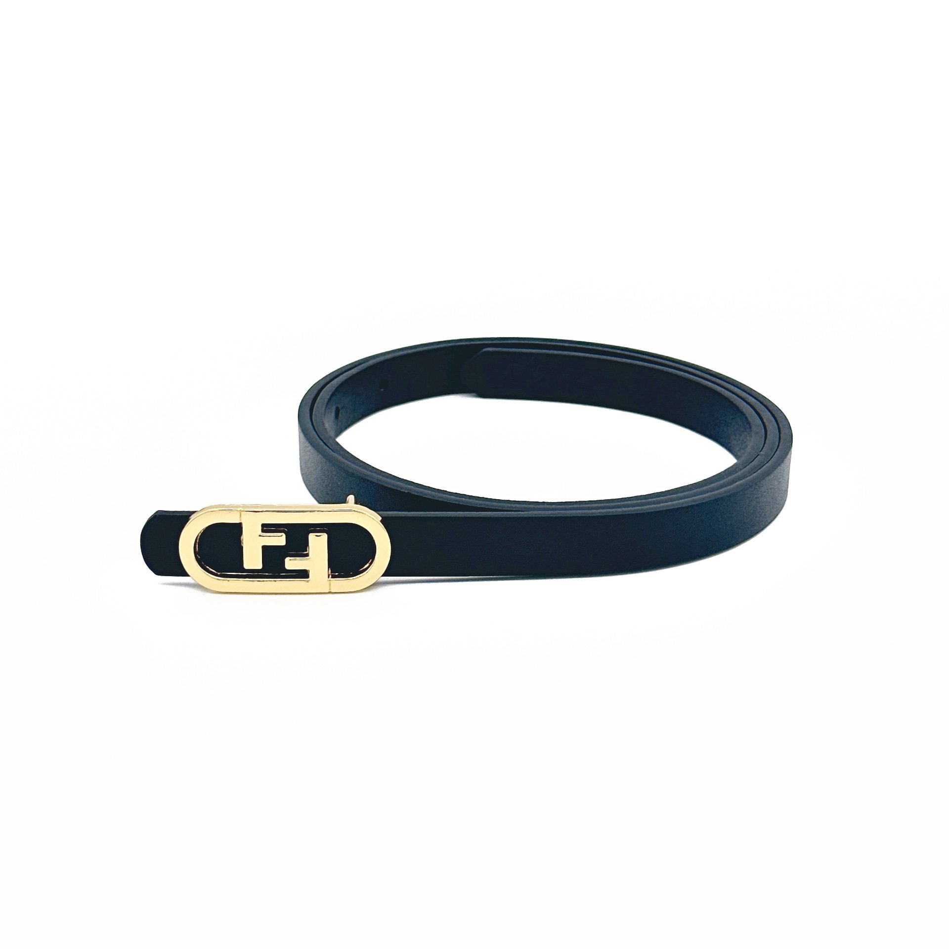 New Korean Style Gold Buckle Women's Belt All-matching Dress Jeans Strap Fashion Japanese Buckle Decorative Belt Women's Fashion
