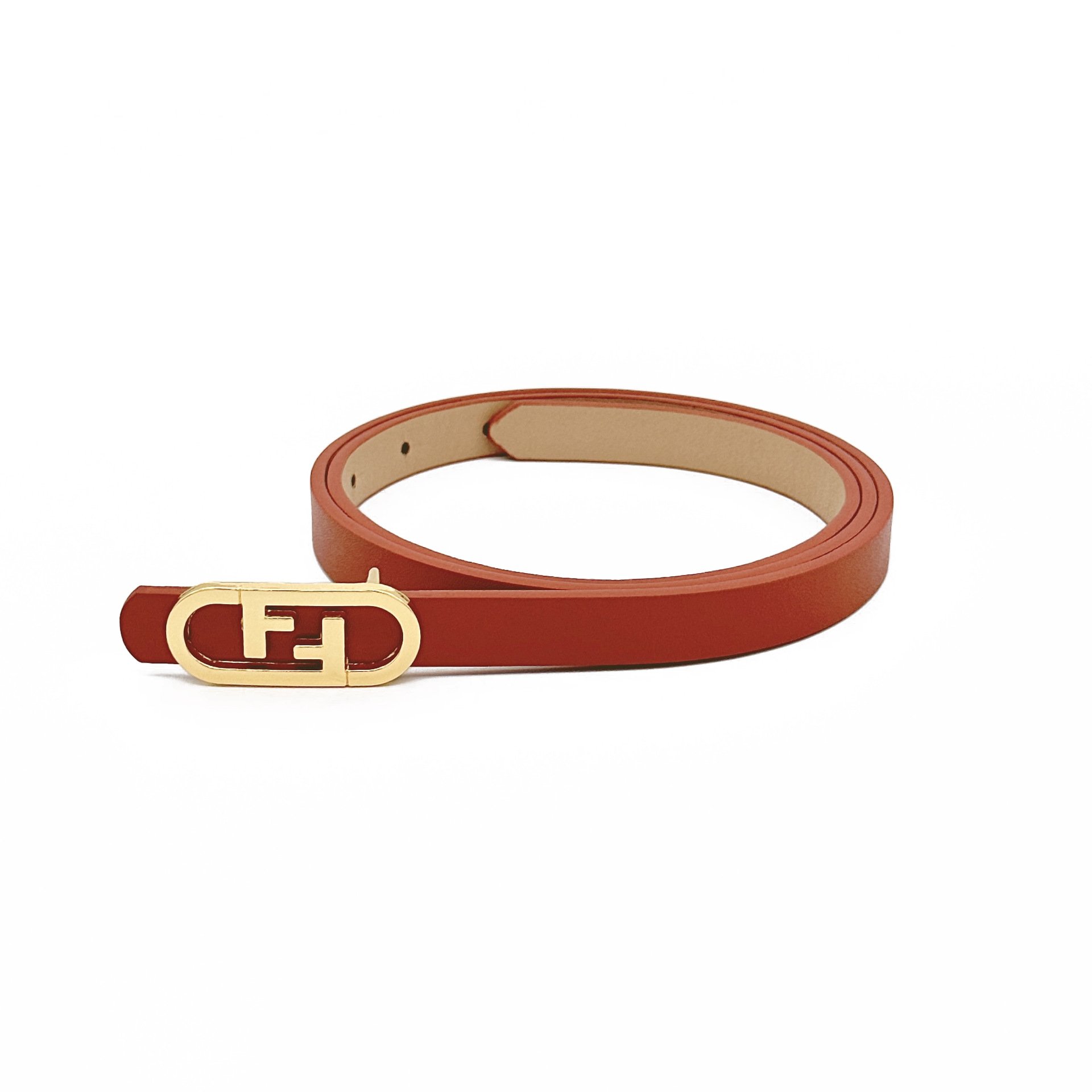 New Korean Style Gold Buckle Women's Belt All-matching Dress Jeans Strap Fashion Japanese Buckle Decorative Belt Women's Fashion