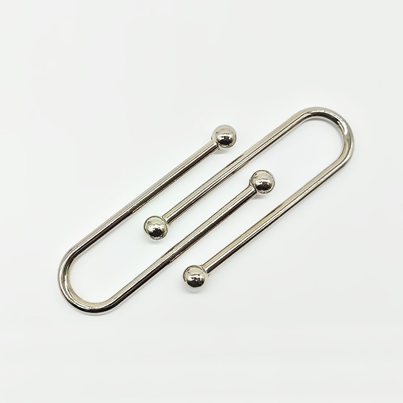 Custom Logo Clothes Accessories Reusable U Shape Lingerie Ring Slider Buckle Gold Plated Straps Hardware Buckle For Swimwear