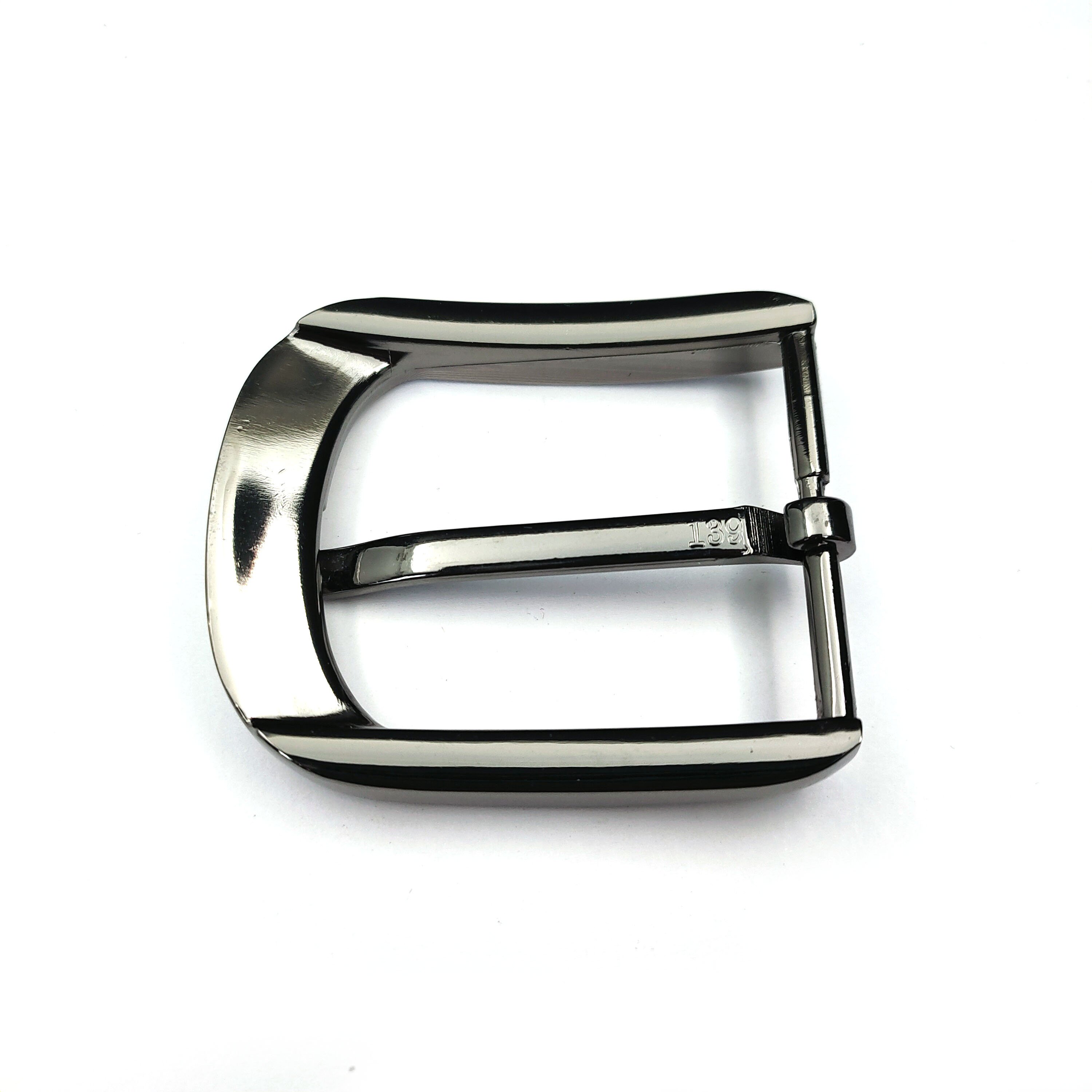 40mm Men's Casual Belt Buckle Rectangle Single Pin Buckle Zinc Alloy Leather Belt Buckle