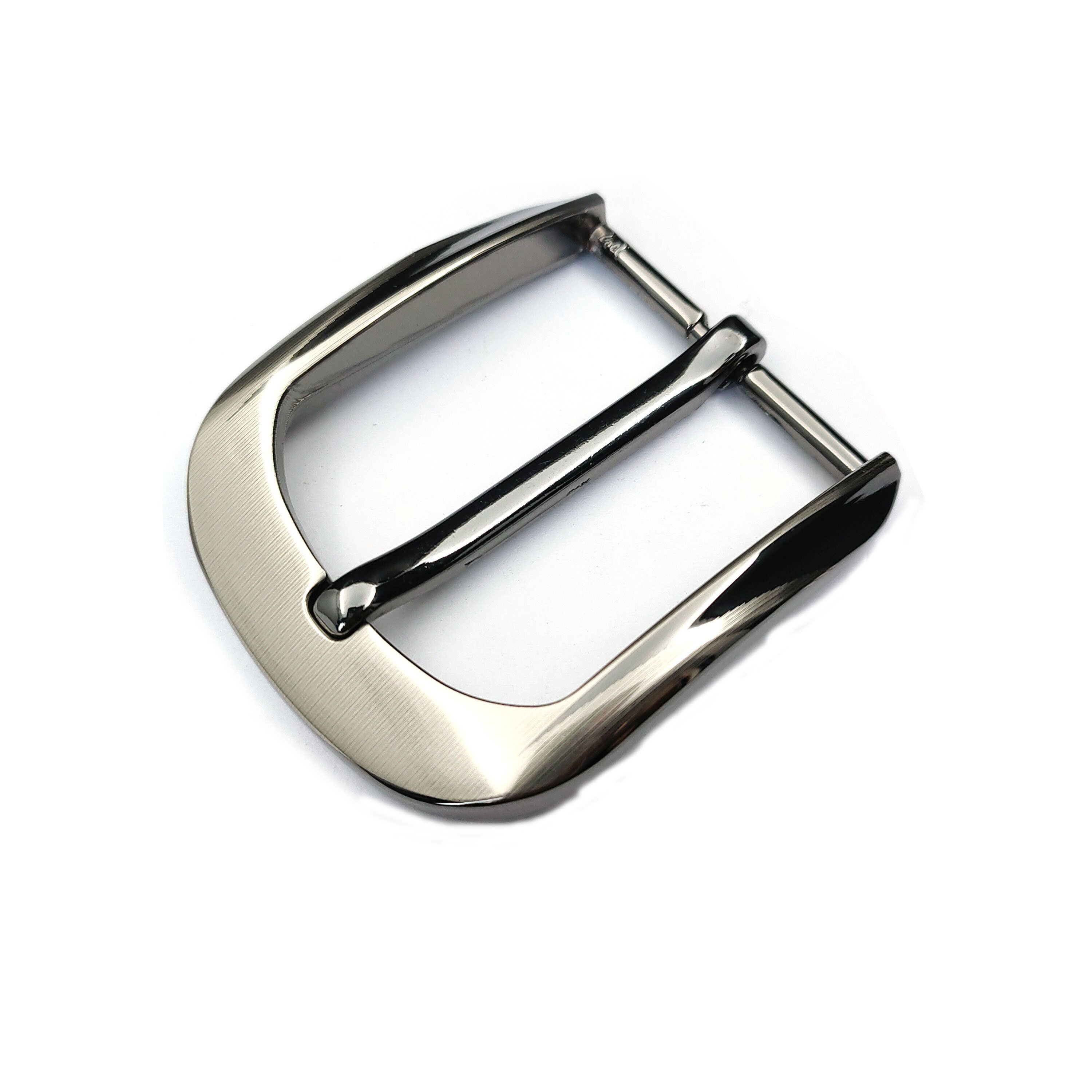 40mm Men's Casual Belt Buckle Rectangle Single Pin Buckle Zinc Alloy Leather Belt Buckle