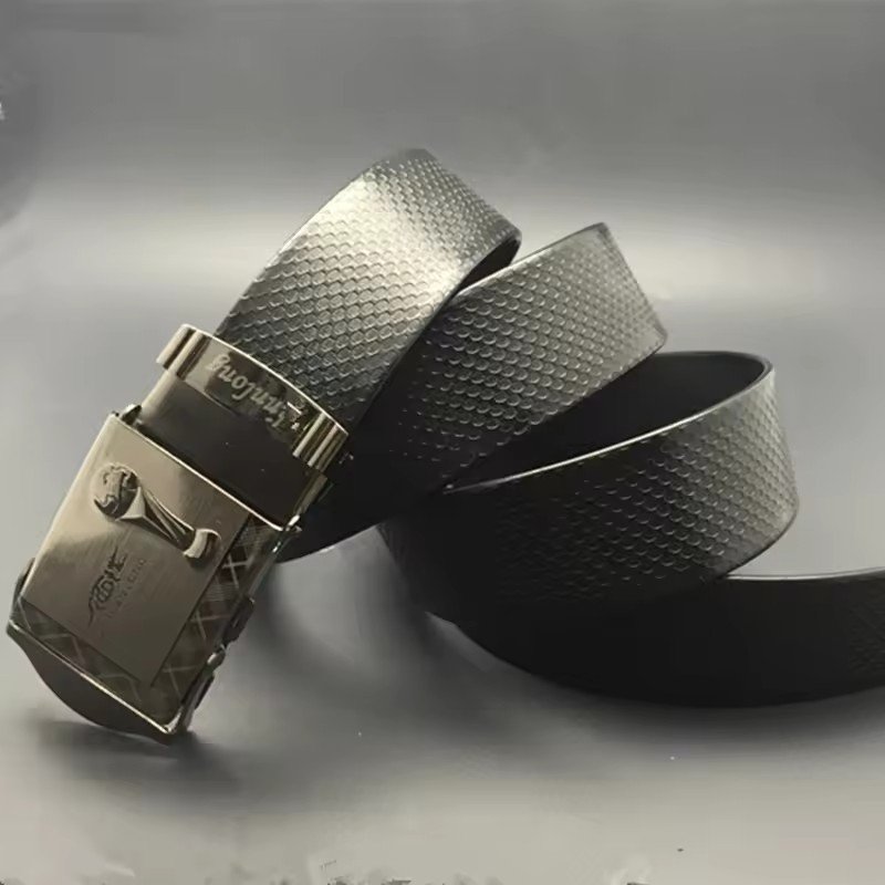 Customized Luxury Genuine Cowhide Leather Belt in Factory Alloy 3.8Pin Buckle Wholesale OEM Genuine Leather Belt