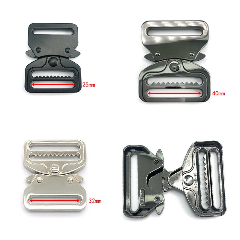 factory direct China supplier different colors side release metal buckles