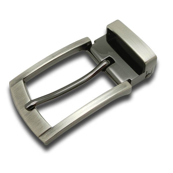 Clip Technical Plating Gunmetal Brush Plain Type Male Used Durable Daily Wear Clip Pin Belt Buckles for Leather
