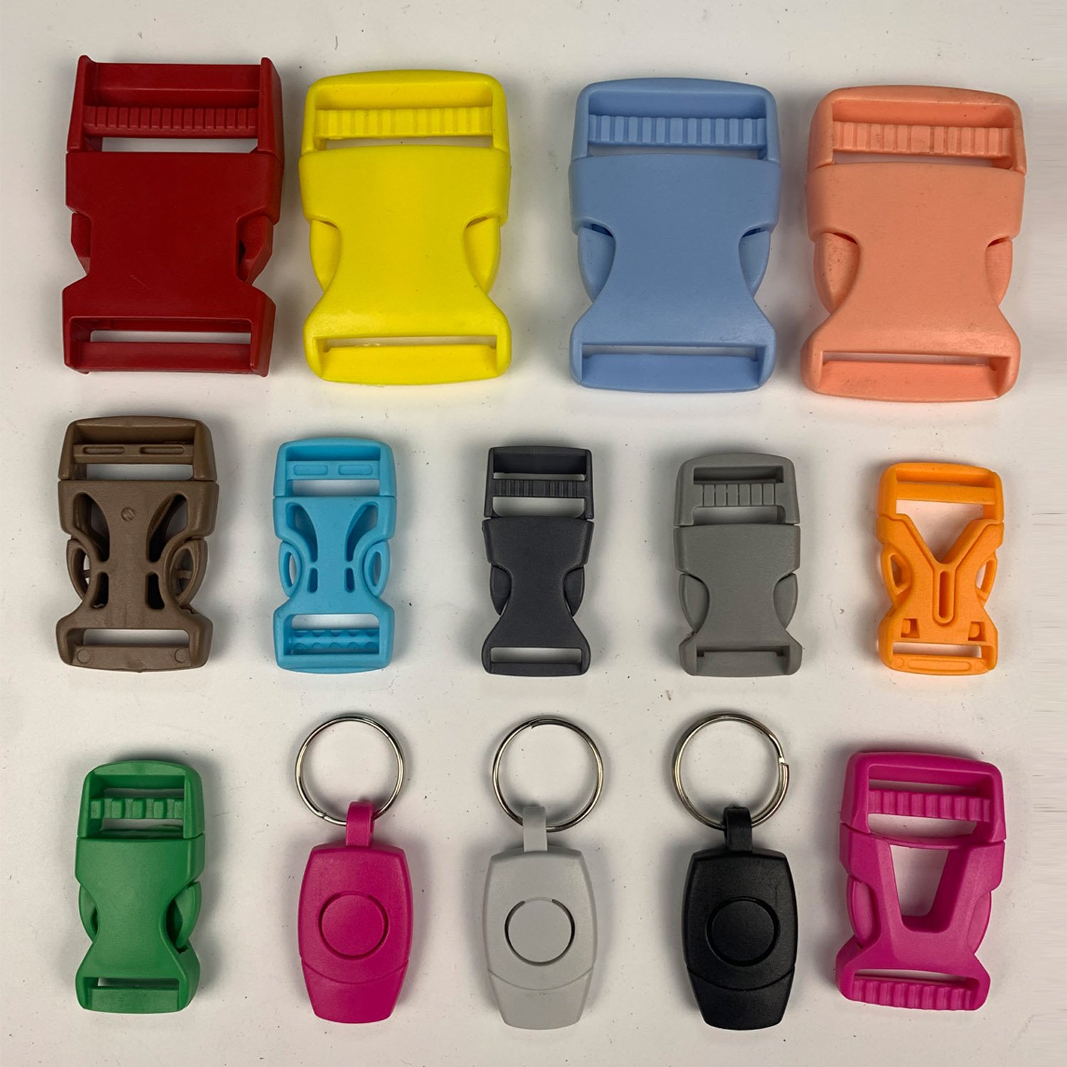 Buckle Manufacturer Free Sample 1 Inch Black Pom Recycled Plastic Side Release Buckle Adjustable Tri-glide Slide and D Ring