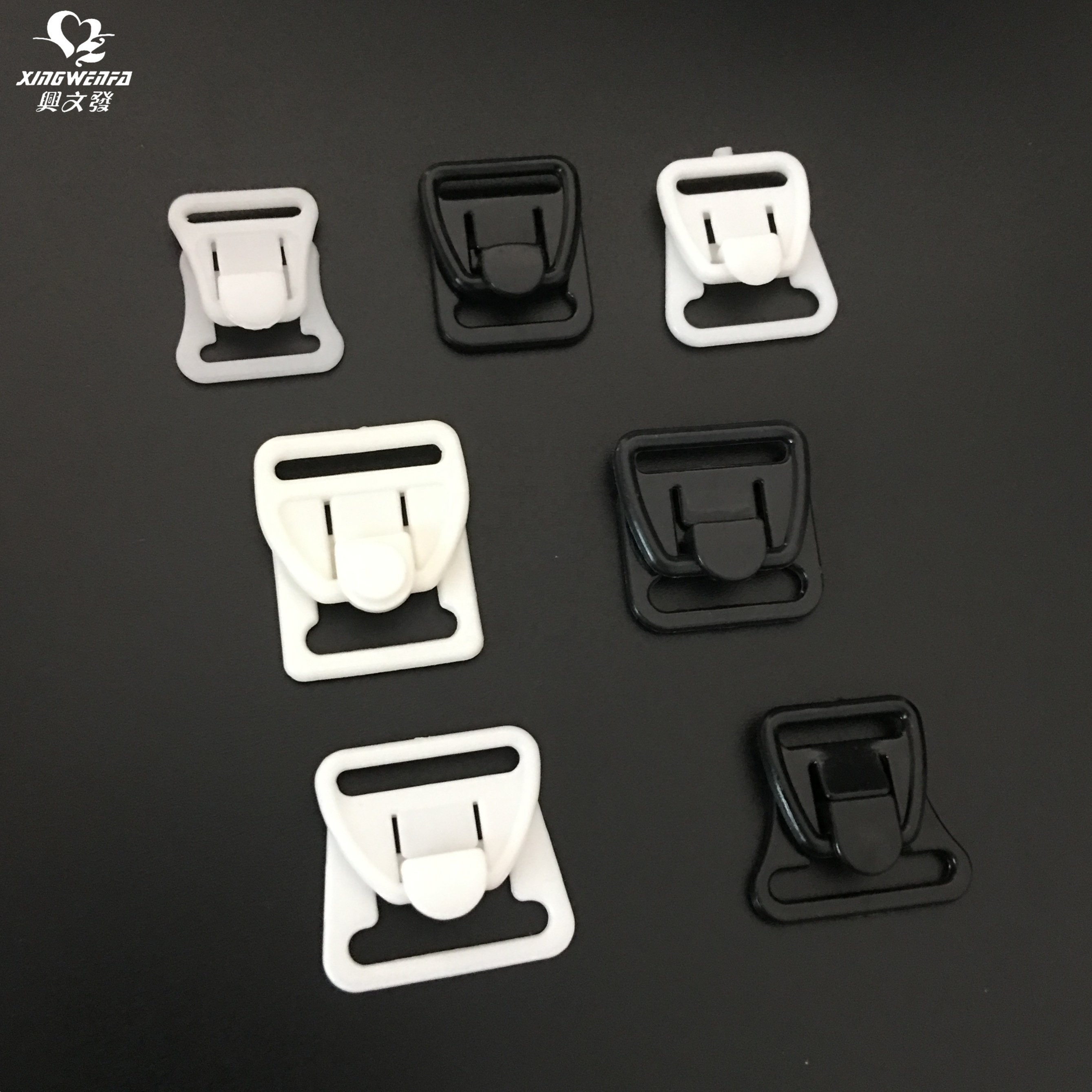 Underwear accessoires 12mm 15mm 18mm plastic Nursing bra clips mommy buckle