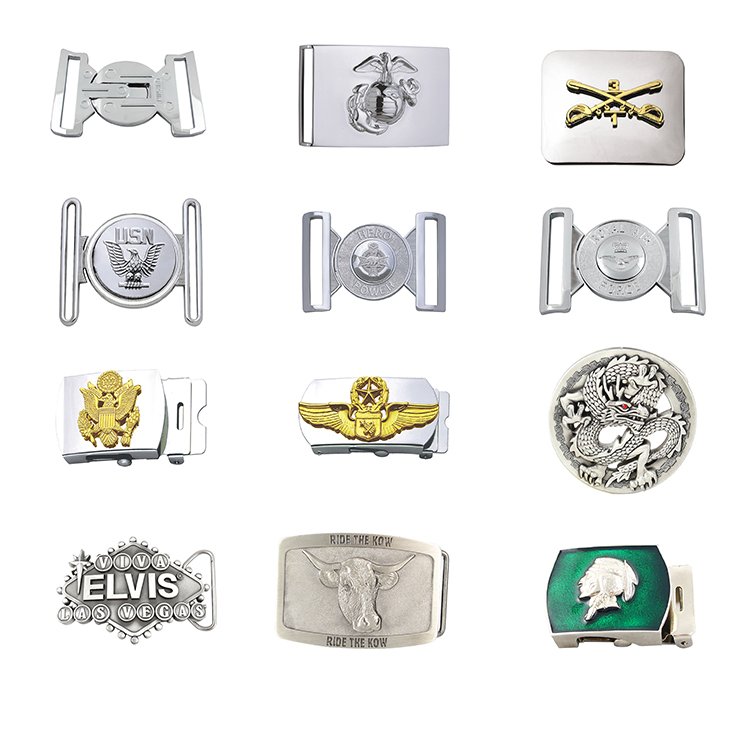 Western Cowboy Luxury 3D Belt Buckle Custom Design Gold And Silver Plated Luxury Metal Belt Buckle