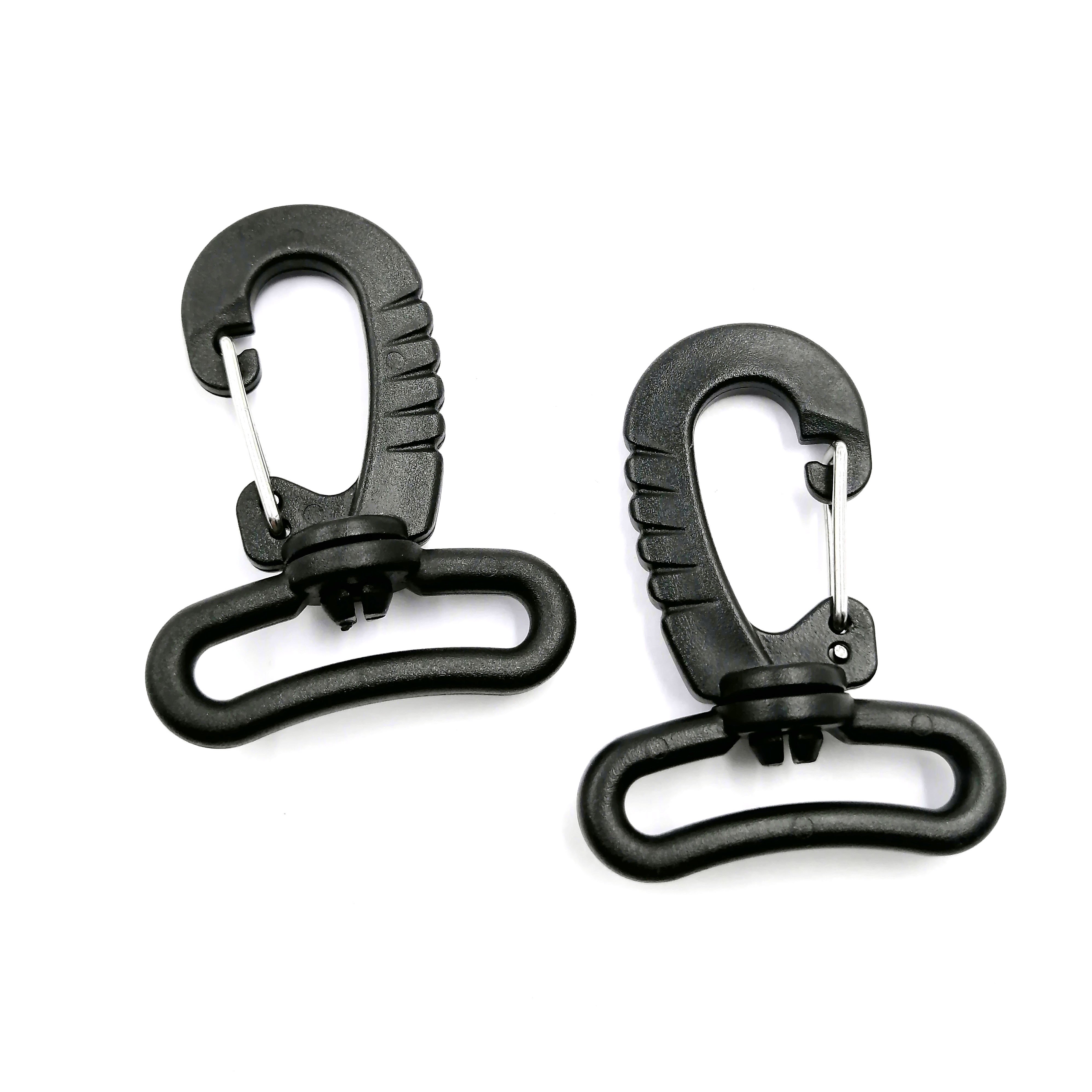 Wholesale Paracord Lanyard Hook Buckle Plastic Lobster Clasp Strap Clip Swivel Hook For Keychain Webbing Backpack
