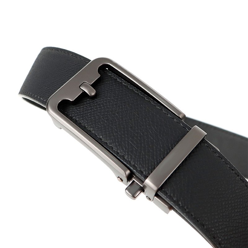 High Quality Adjustable Men Belt 3.4cm Alloy Buckle Two Colors Optional Genuine Premium Cowhide Belt