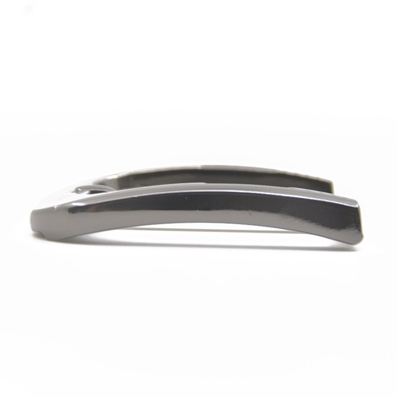 Zinc alloy metal lever belt buckle with laser custom logo