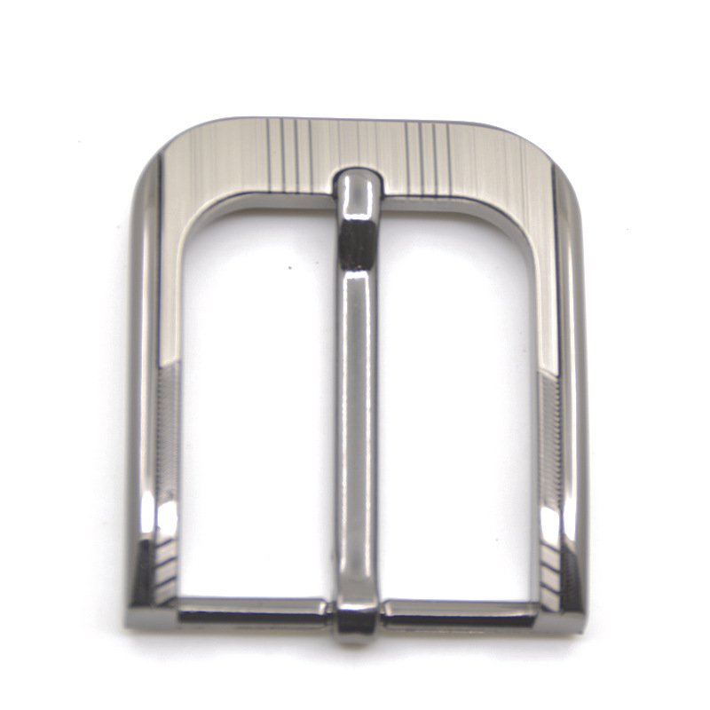 Zinc alloy metal lever belt buckle with laser custom logo