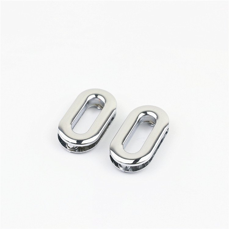 19mm Oval Ring Bag Buckles Luggage Accessories for Bag Strap Belt Eyelet with Screws O Ring Buckle Eyelets