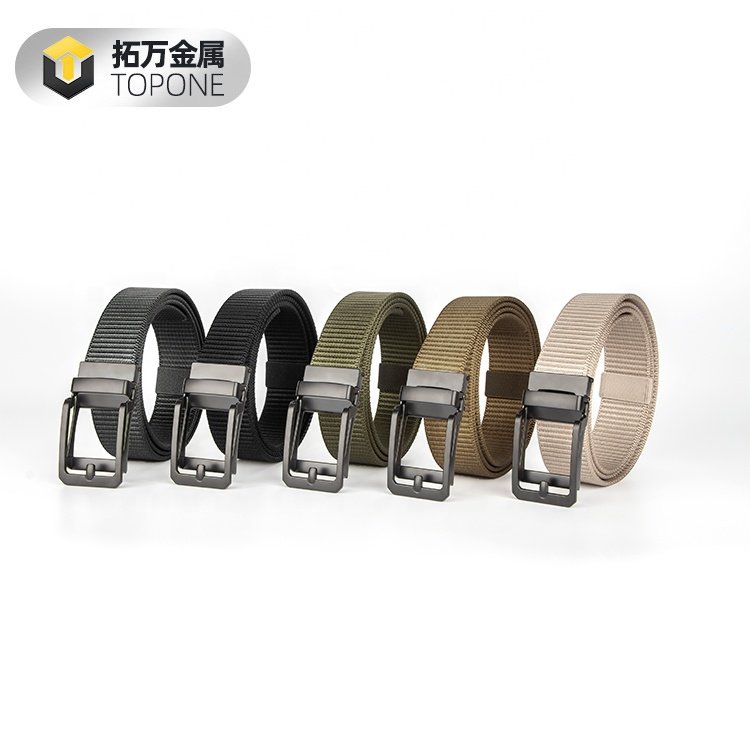Belts for Men Ratchet Tactical Nylon Belt Big and Tall Utility Jeans Mens Webbing Belt Adjustable Auto Slide Buckle