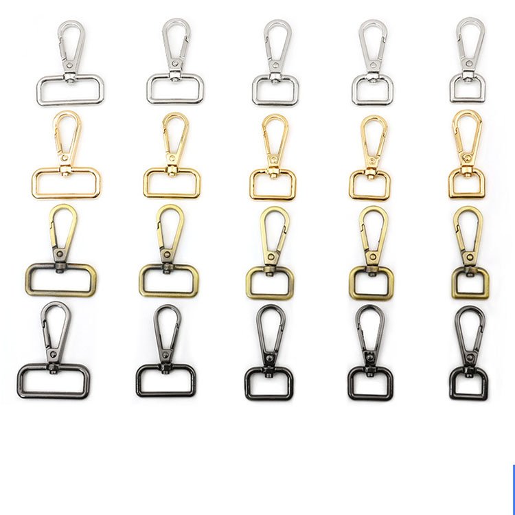 High Quality Bag Accessories Spring Metal Hooks Buckle Swivel Clip Snap Hook Swivel Eye Trigger Clip Clasp For Bag Strap