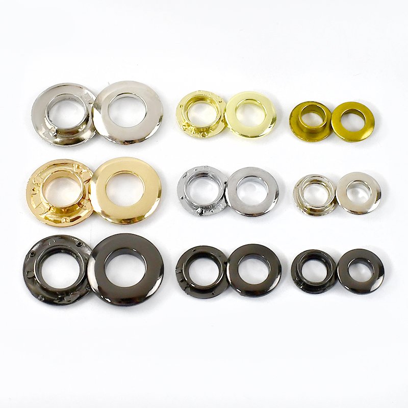 Meetee BF792 11mm DIY Sewing Luggage Hardware Accessories Grommet Perforated O Ring Clasp Zinc Alloy Die Casting Eyelets Buckle