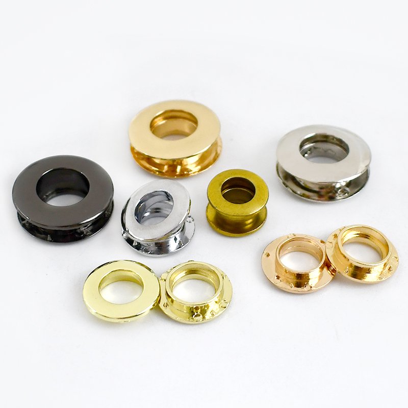 Meetee BF792 11mm DIY Sewing Luggage Hardware Accessories Grommet Perforated O Ring Clasp Zinc Alloy Die Casting Eyelets Buckle