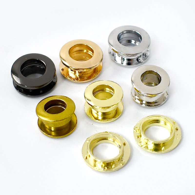 Meetee BF792 11mm DIY Sewing Luggage Hardware Accessories Grommet Perforated O Ring Clasp Zinc Alloy Die Casting Eyelets Buckle