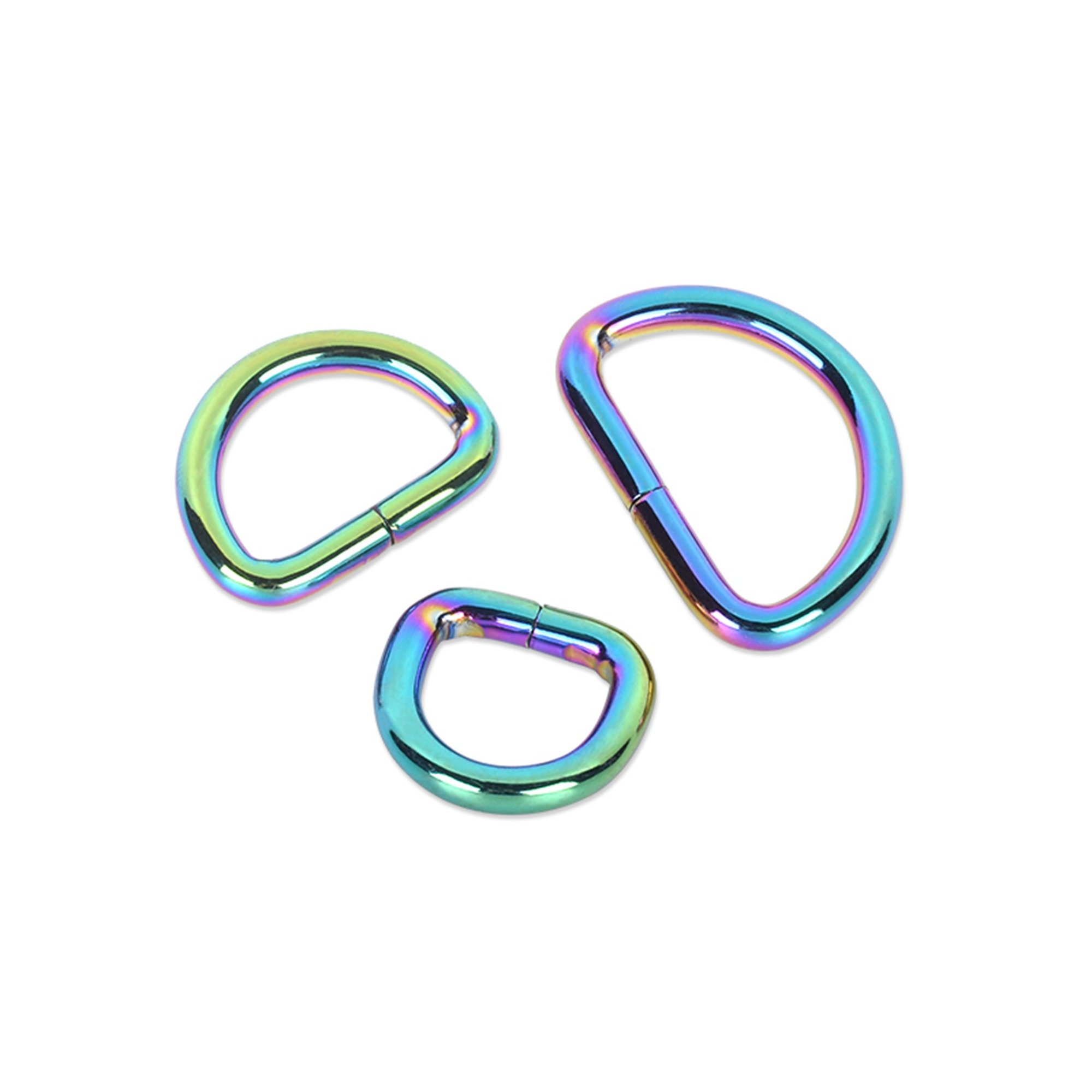 Wholesale Handbag Purse Strap Belt Connector Dog Collar Metal D Ring Buckle