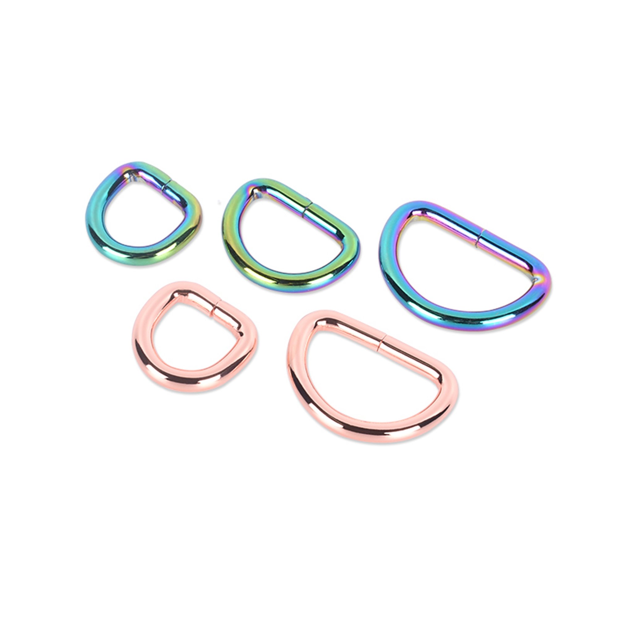 Wholesale Handbag Purse Strap Belt Connector Dog Collar Metal D Ring Buckle